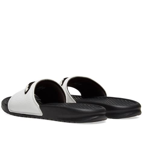 Nike Benassi JDI Chenille Black Summit White 